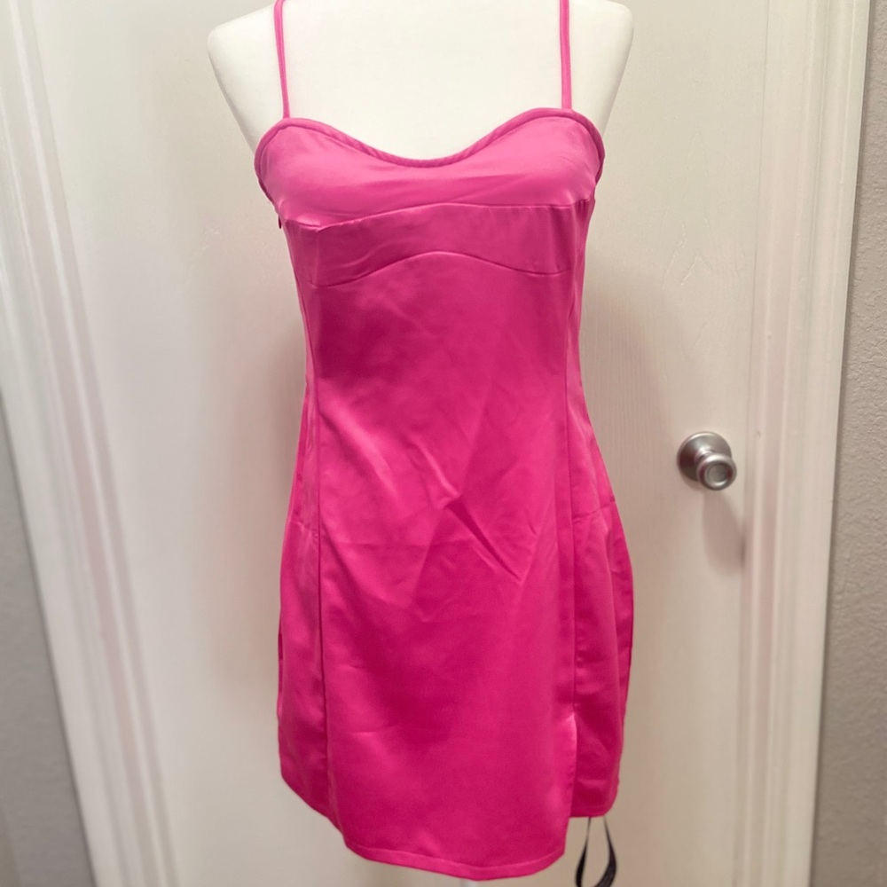 Silk mini dress